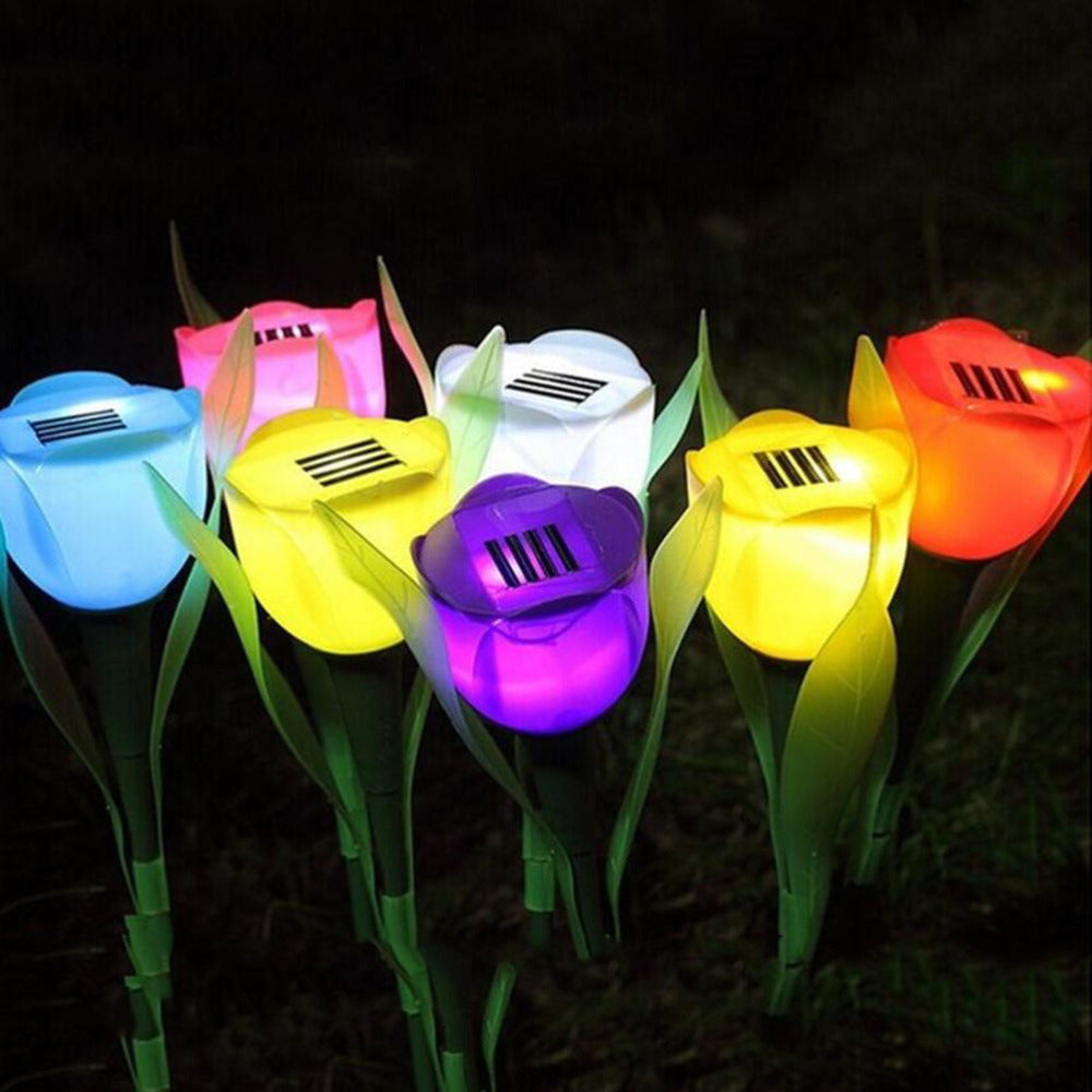 Tulip Solar Power LED Light