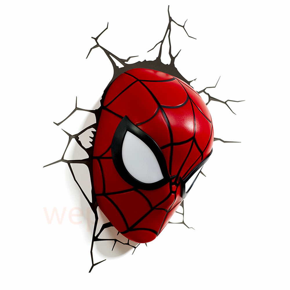 3D Spiderman Poster Wall Lamp