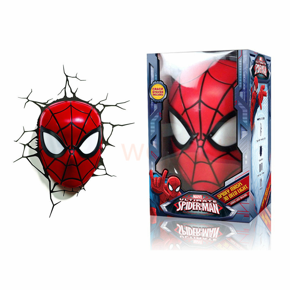 3D Spiderman Poster Wall Lamp