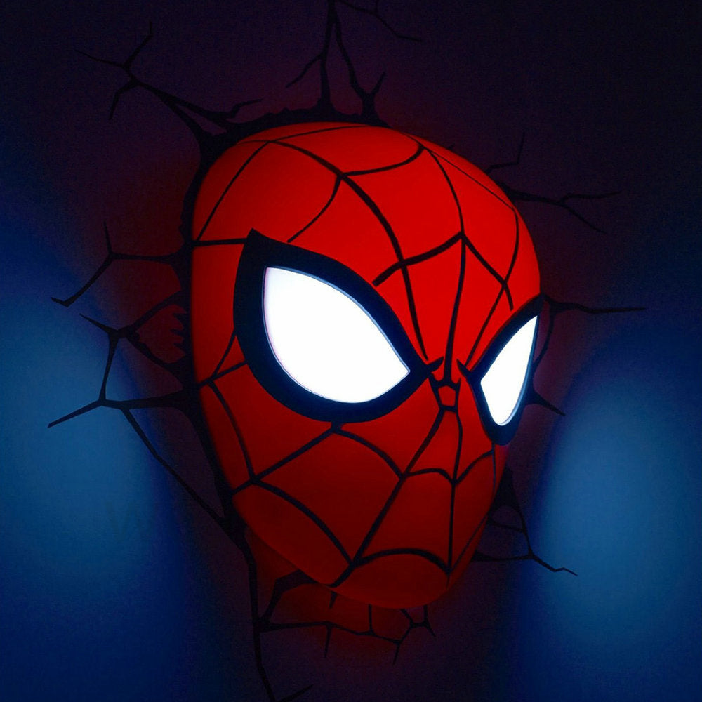 3D Spiderman Poster Wall Lamp