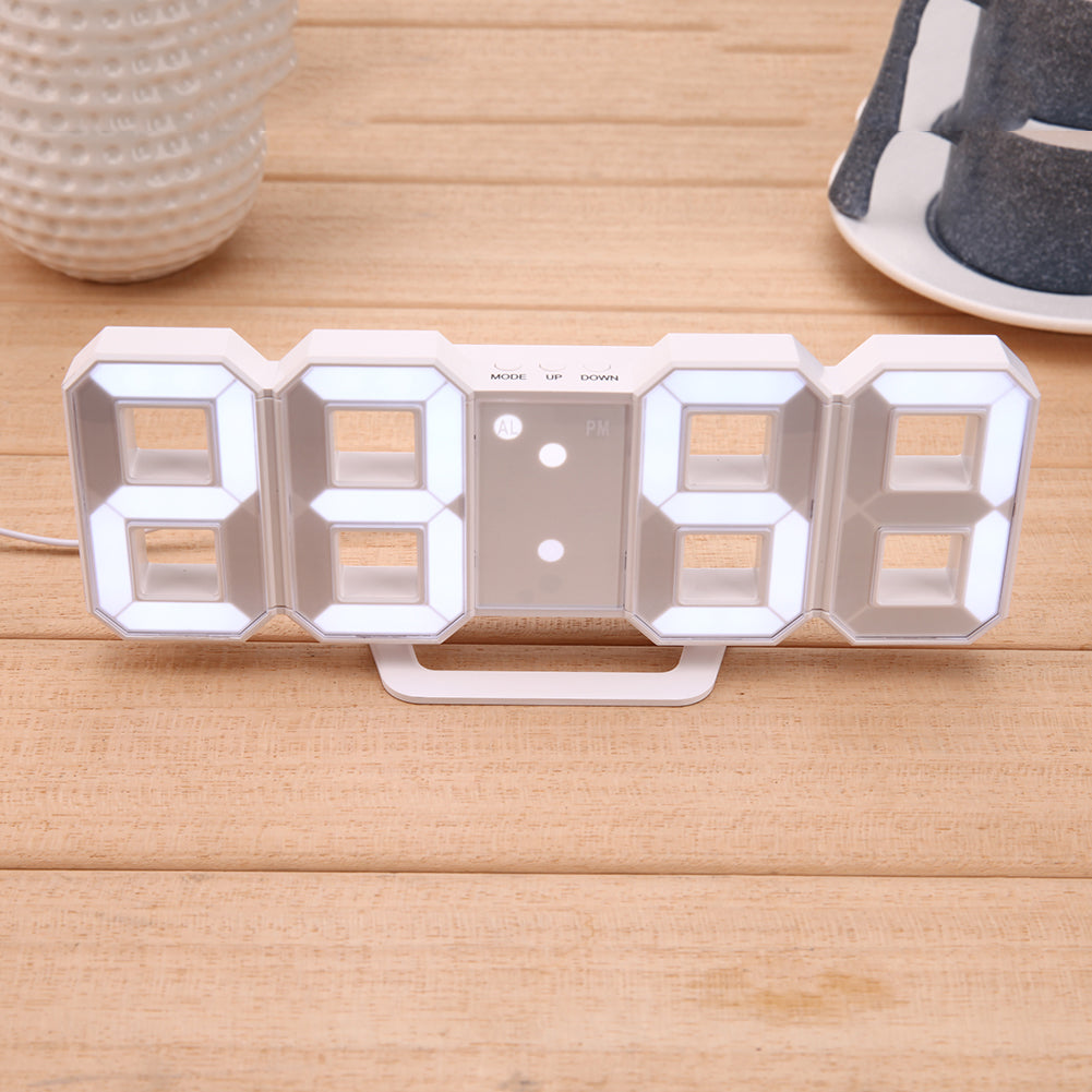 3D Digital LED Table Clock