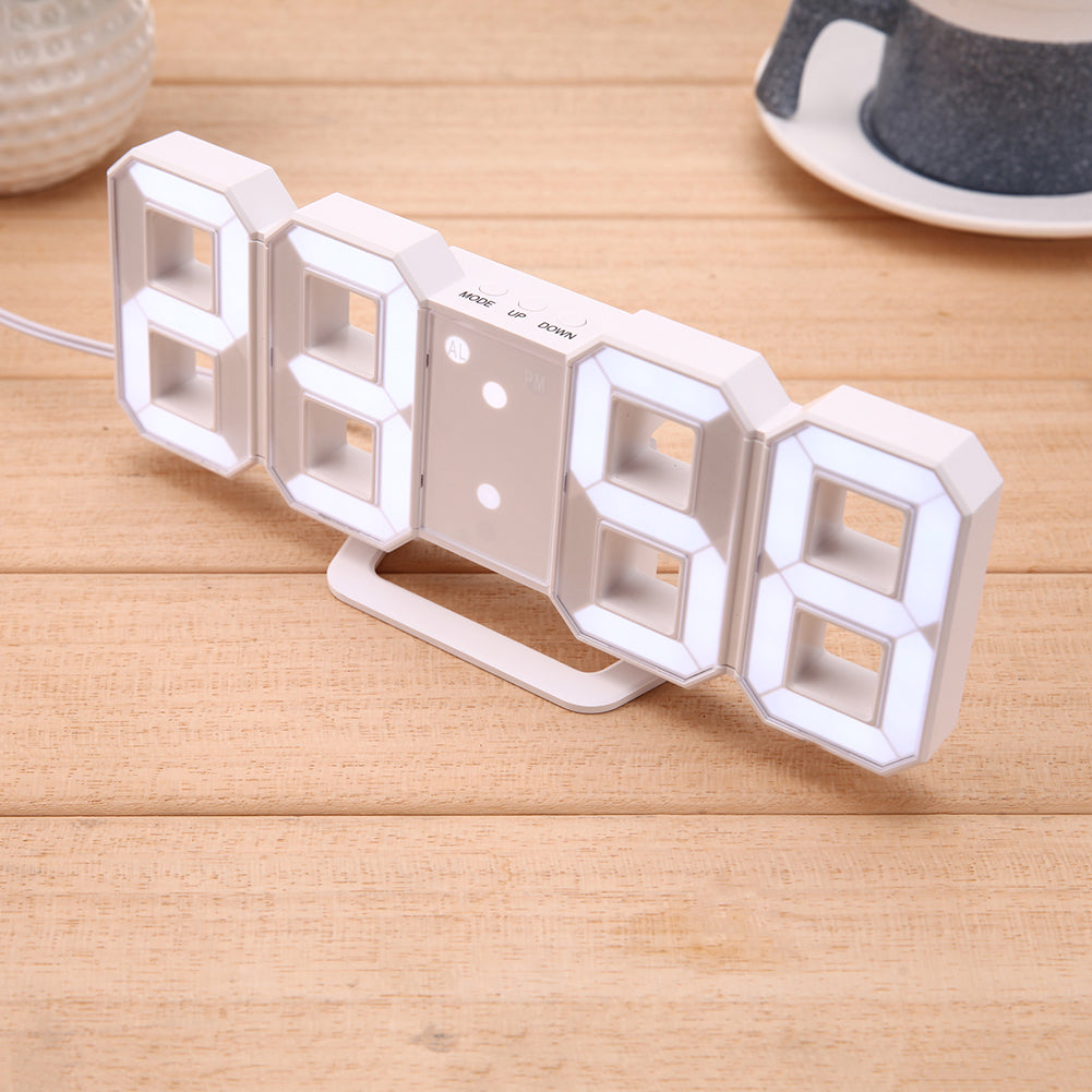 3D Digital LED Table Clock