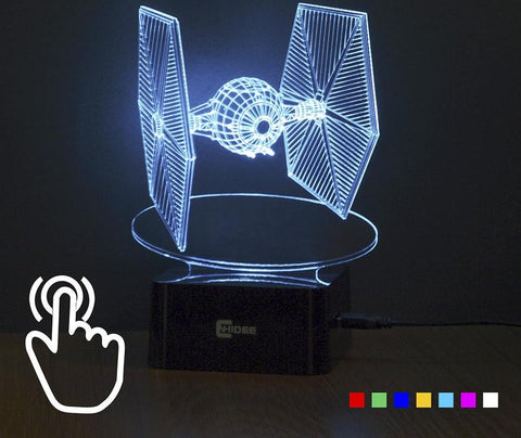3D Star Wars Tie Fighter Lamp