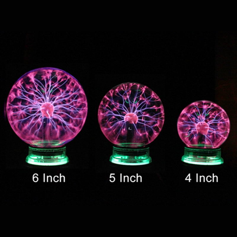 Novelty Glass Magic Plasma Ball Light