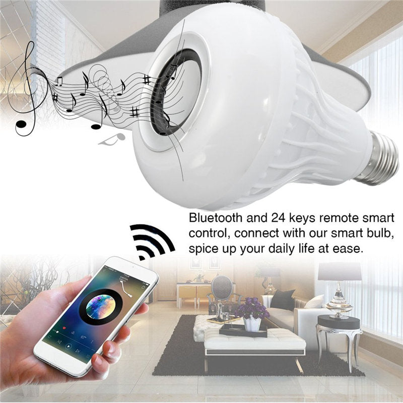 Bluetooth Speaker Music Light Bulb