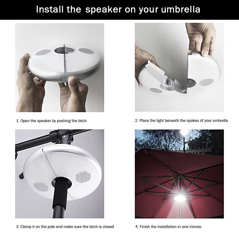 Smart Patio LED Umbrella Lamp